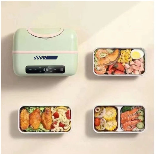 3 IN 1 Electric Lunch Box - Steaming| Cooking| Heating