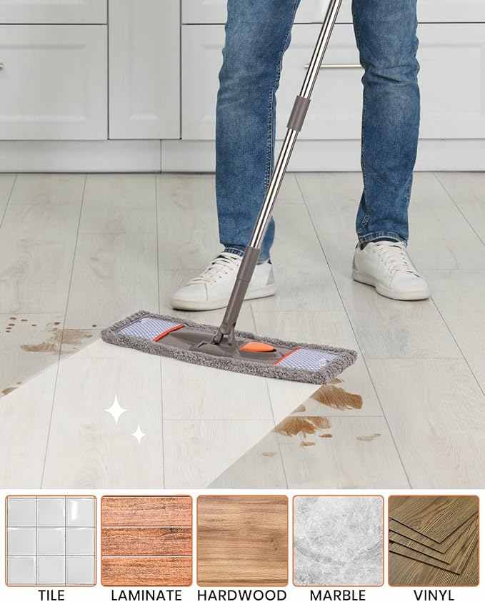 SwiftMop 360™ Pro with Dual-Action Cleaning Pads