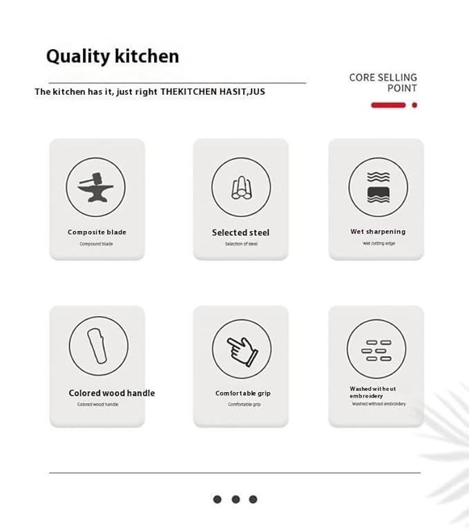 Chef Pro 3-Piece Easy Handle Knife Master Set