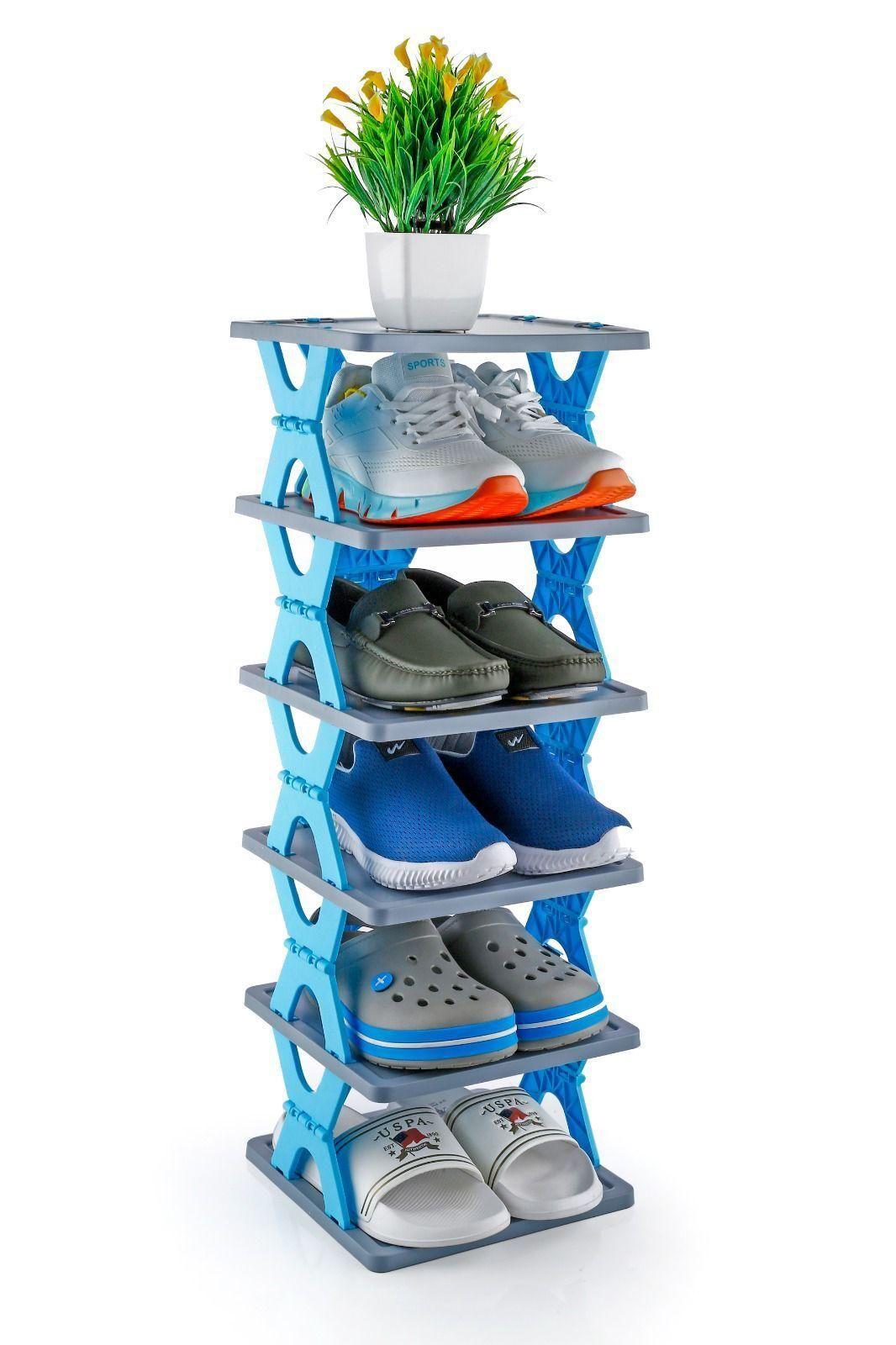 New- Step Vault™ Smart Foldable 4 Layer Shoe Rack