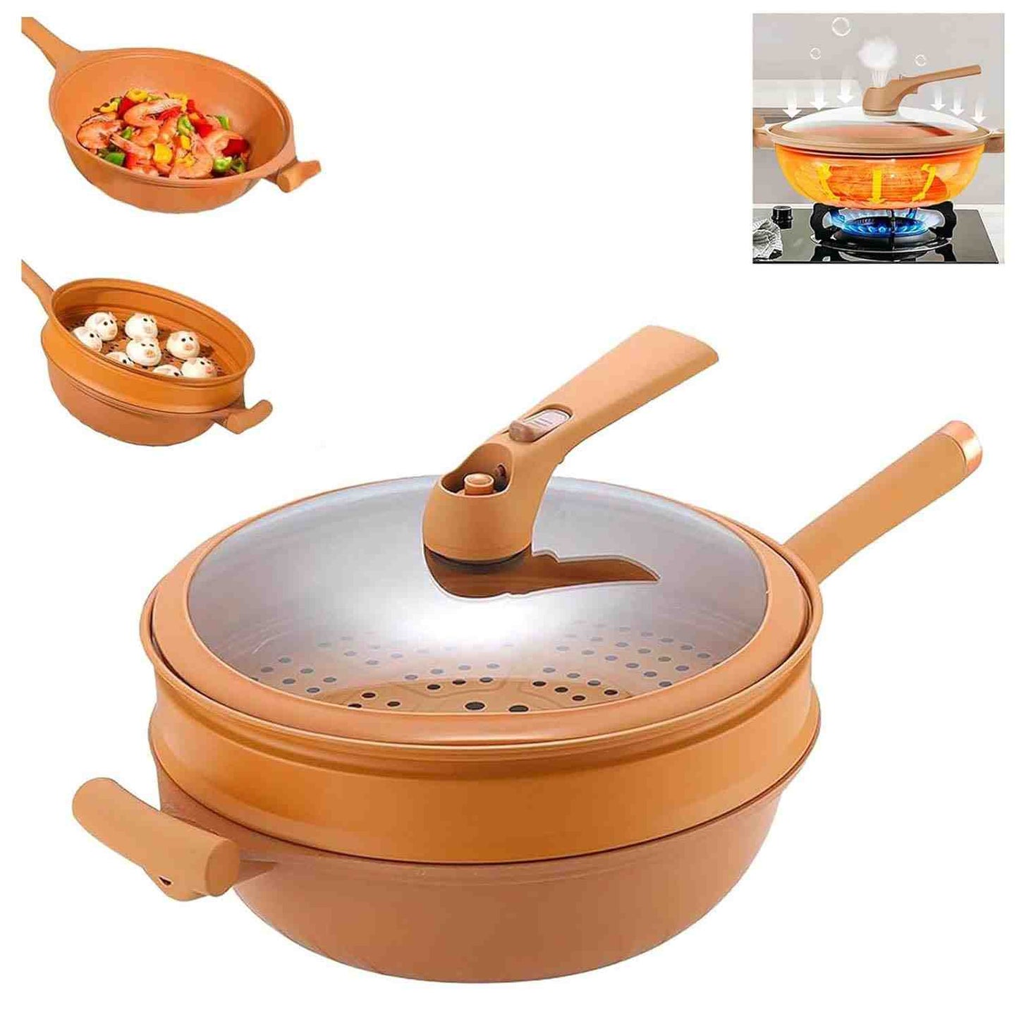 EverCook 8-in-1 Non-Stick Pan