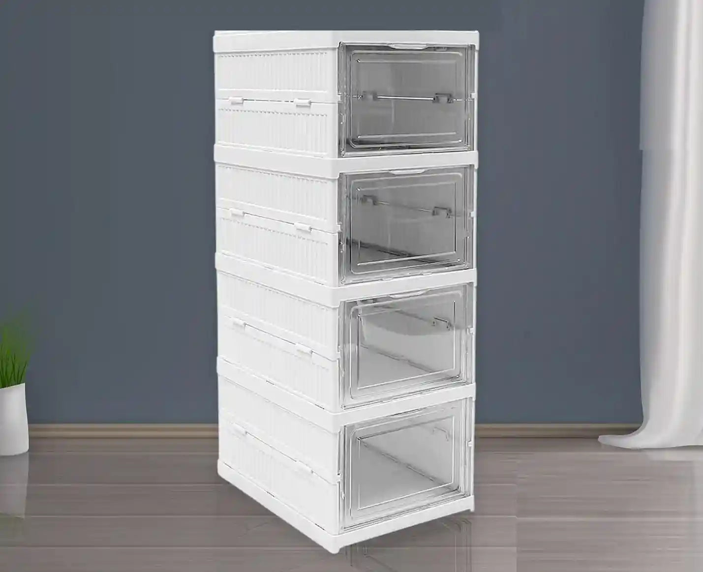 Step Vault™ Smart Foldable 4 Layer Shoe Rack