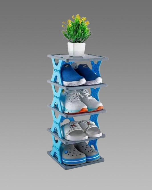 New- Step Vault™ Smart Foldable 4 Layer Shoe Rack*