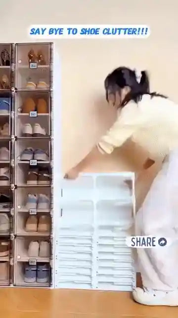 Step Vault™ Smart Foldable 4 Layer Shoe Rack