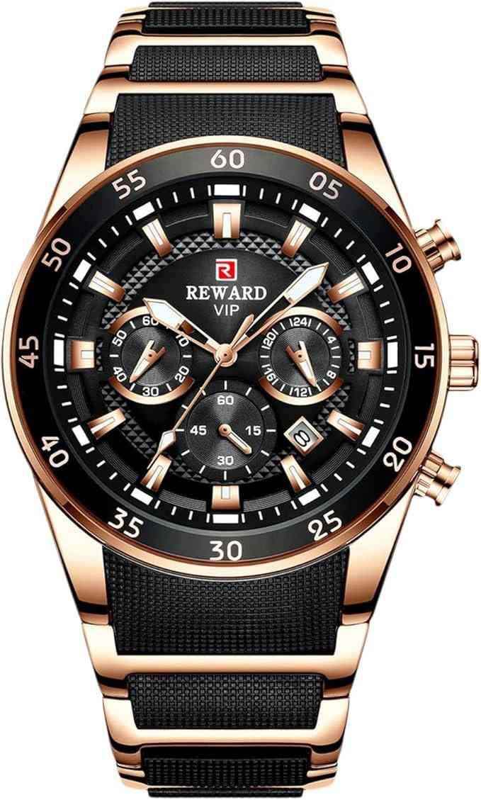 Reward Waterproof Sports Military Chronograph™ Pro Quartz WristWatch