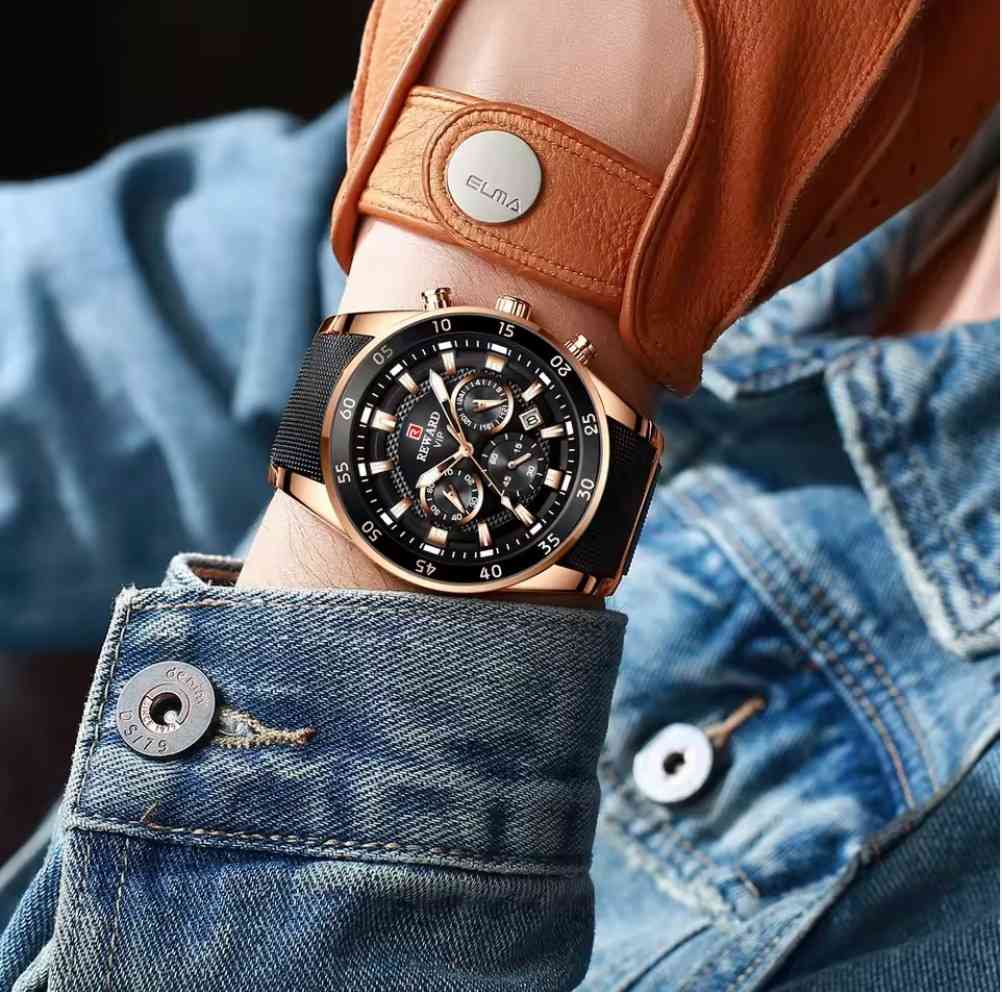 Reward Waterproof Sports Military Chronograph™ Pro Quartz WristWatch