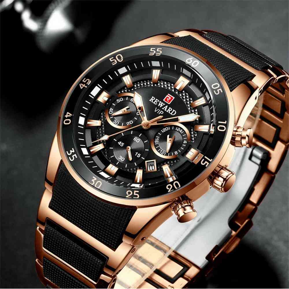 Reward Waterproof Sports Military Chronograph™ Pro Quartz WristWatch