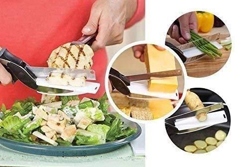 Clever Cutter - 2 in 1 Kitchen Knife / Cleaver Cutters - ELZYSTREET