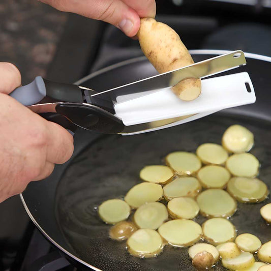 Clever Cutter - 2 in 1 Kitchen Knife / Cleaver Cutters - ELZYSTREET