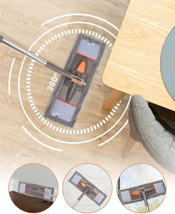 SwiftMop 360™ Pro with Dual - Action Cleaning Pads - ELZYSTREET