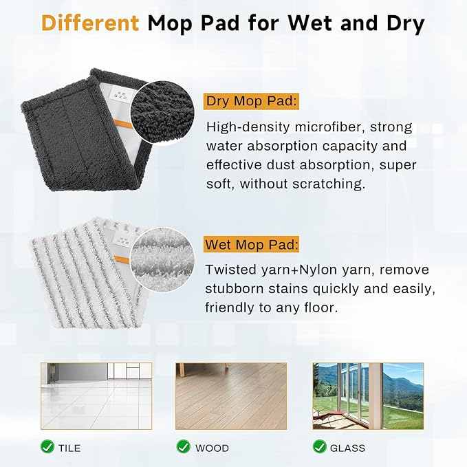 SwiftMop 360™ Pro with Dual - Action Cleaning Pads - ELZYSTREET