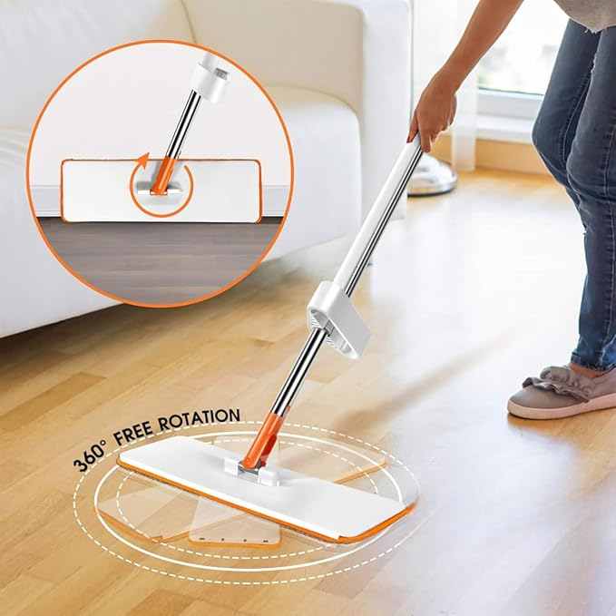 SwiftMop 360™ Pro with Dual - Action Cleaning Pads - ELZYSTREET
