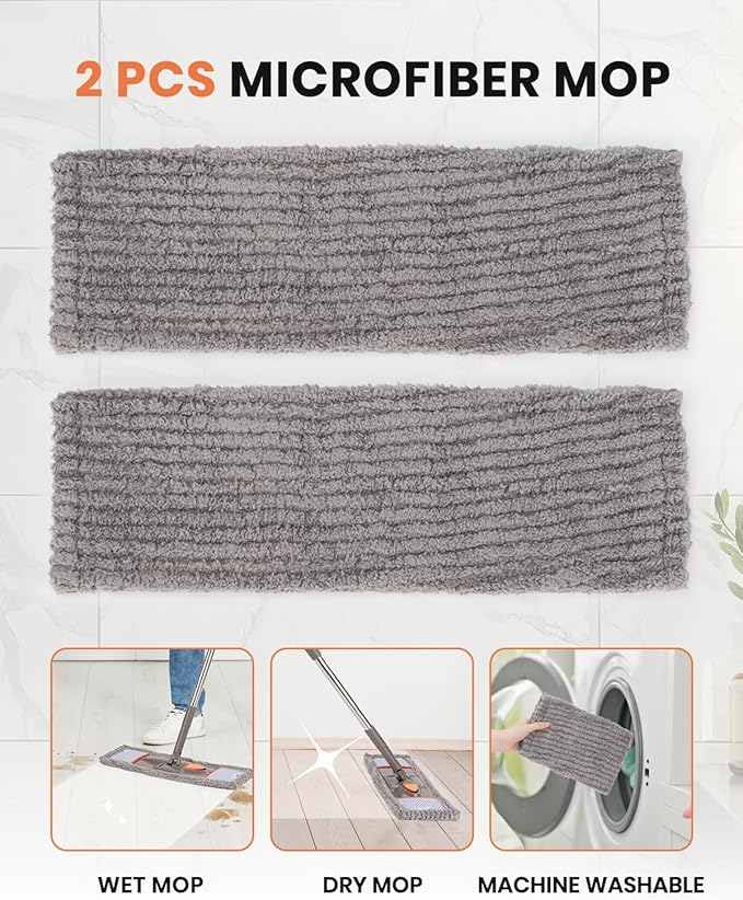 SwiftMop 360™ Pro with Dual - Action Cleaning Pads - ELZYSTREET