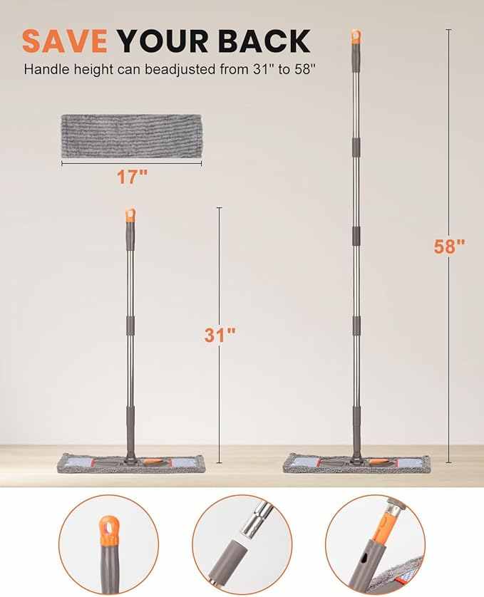 SwiftMop 360™ Pro with Dual - Action Cleaning Pads - ELZYSTREET