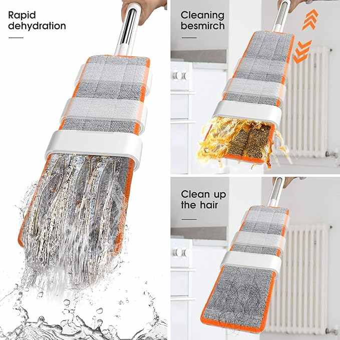 SwiftMop 360™ Pro with Dual - Action Cleaning Pads - ELZYSTREET