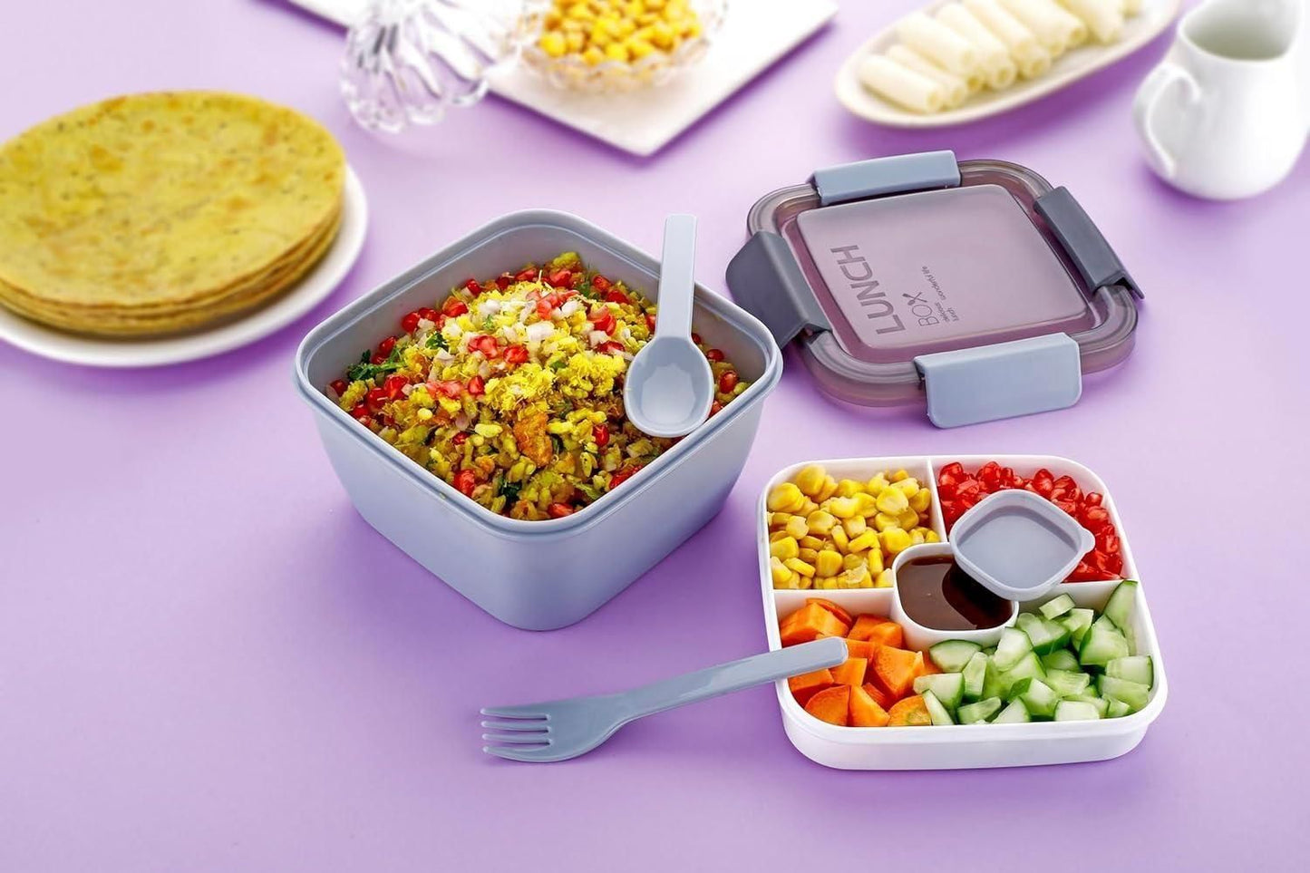 Tight Modular Plastic Storage Container Lunch Box - ELZYSTREET